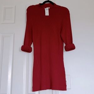 Abercrombie and fitch red fall dress
